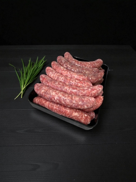 Saucisse porc et boeuf
